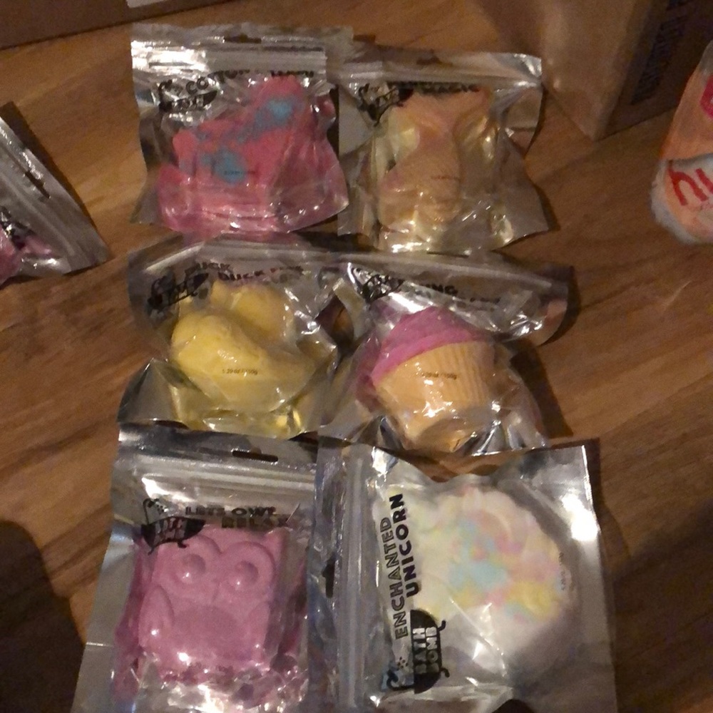 Bath bomb set of six
